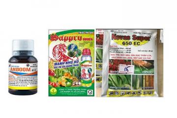 Loại bỏ thuốc bảo vệ thực vật chứa hai hoạt chất Chlorpyrifos Ethyl và Fipronil