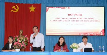 Bàn giải pháp nâng cao chất lượng sầu riêng xuất khẩu